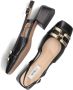 Notre-V 4460 Slingbacks Dames Zwart - Thumbnail 5