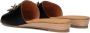 Notre-v Chique Zwarte Leren Slipper Black Dames - Thumbnail 3