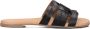 Notre-V Notre V 179874 Slippers Dames Zwart - Thumbnail 4