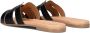 Notre-V Notre V 179874 Slippers Dames Zwart - Thumbnail 5