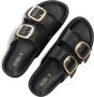 Notre-V 227066 Slippers Dames Zwart - Thumbnail 6