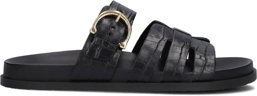 NOTRE-V Zwarte Slippers 227105