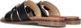 Notre-V 22718 Slippers Dames Zwart - Thumbnail 3