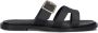 Notre-V 227226 Slippers Dames Zwart - Thumbnail 3
