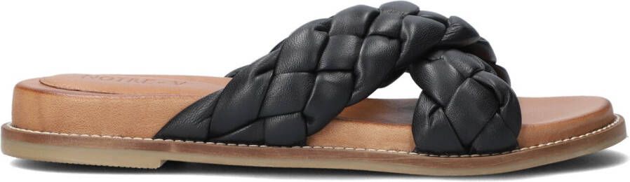 NOTRE-V Zwarte Slippers 22906009