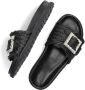 Notre-V 395011 Slippers Dames Zwart - Thumbnail 5