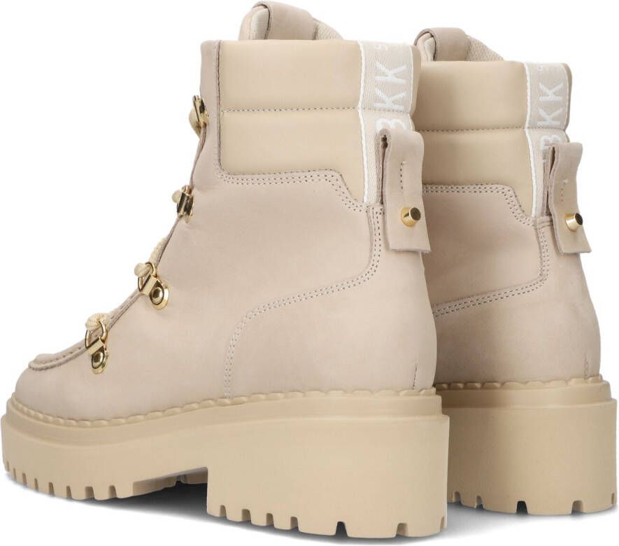 NUBIKK Beige Veterboots Fae Prime