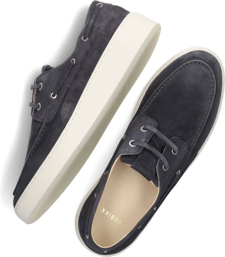 NUBIKK Blauwe Veterschoenen Jiro Yacht