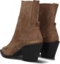 Nubikk Bruine Liv Boa Enkellaarsjes Brown Dames - Thumbnail 6