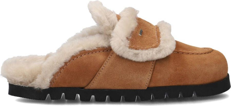 NUBIKK Bruine Instappers Teddy Fur