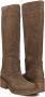 NUBIKK Hoge Laarzen Dames Cassie Boot Sue Maat: 36 Materiaal: Suède Kleur: Bruin - Thumbnail 5