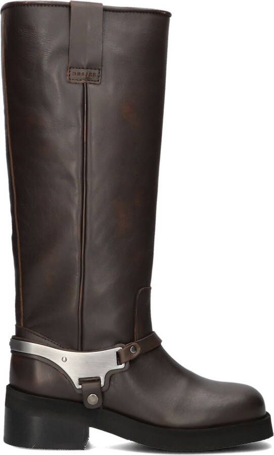 NUBIKK Hoge Laarzen Dames Eve Lynn Maat: 42 Materiaal: Leer Kleur: Bruin