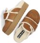NUBIKK Pantoffels Dames Teddy Chunky Fur Maat: 39 Materiaal: Suède Kleur: Cognac - Thumbnail 7