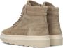 Nubikk suède veterboots taupe Bruin Jongens Suede Effen 30 - Thumbnail 4