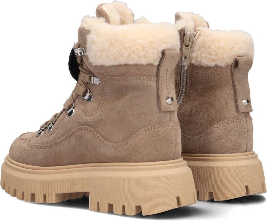 NUBIKK Taupe Veterboots Fae Montagne Jr