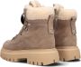 Nubikk Fae Montagne JR suède veterboots taupe Bruin Meisjes Suede Effen 25 - Thumbnail 5