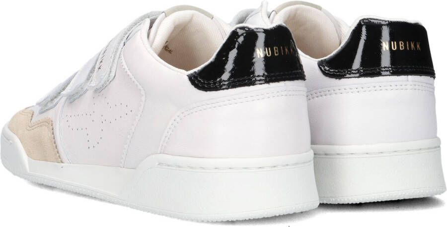 Nubikk Witte Lage Sneakers Blueberry Straps