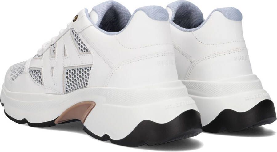 Nubikk Witte Lage Sneakers Ross Trek Edge Dames