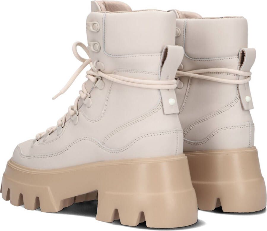 Nubikk Witte Veterboots Flore Montagne