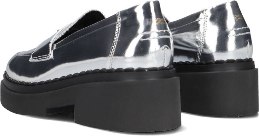 NUBIKK Zilveren Loafers Frankie Loafer