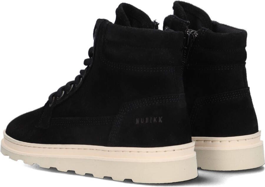 Nubikk Zwarte Hoge Sneaker Jonah Dune Jr
