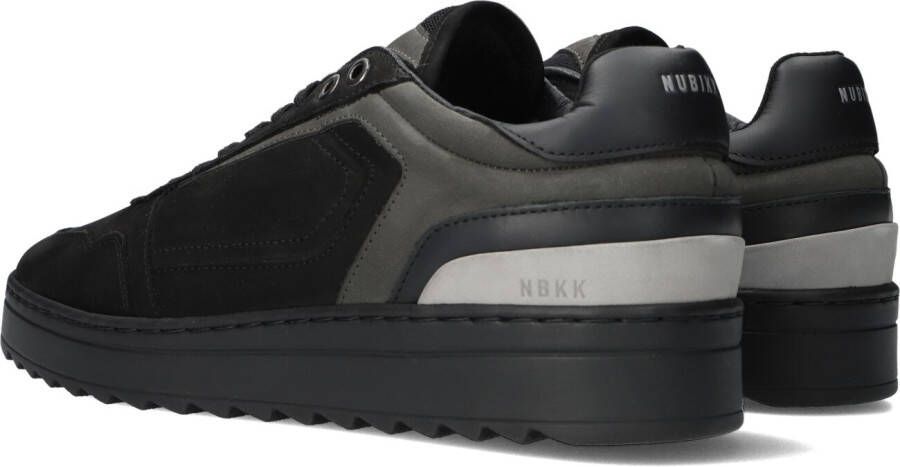 Nubikk Zwarte Lage Sneakers Cliff Cane