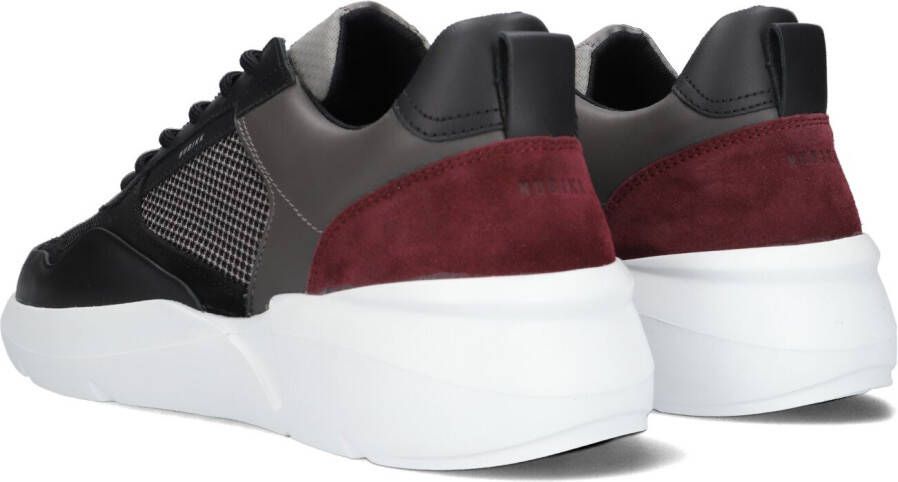 Nubikk Zwarte Lage Sneakers Roque Road Wave