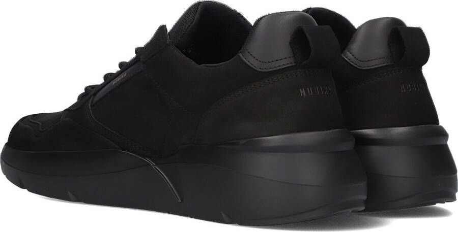 Nubikk Zwarte Lage Sneakers Roque Road Wave