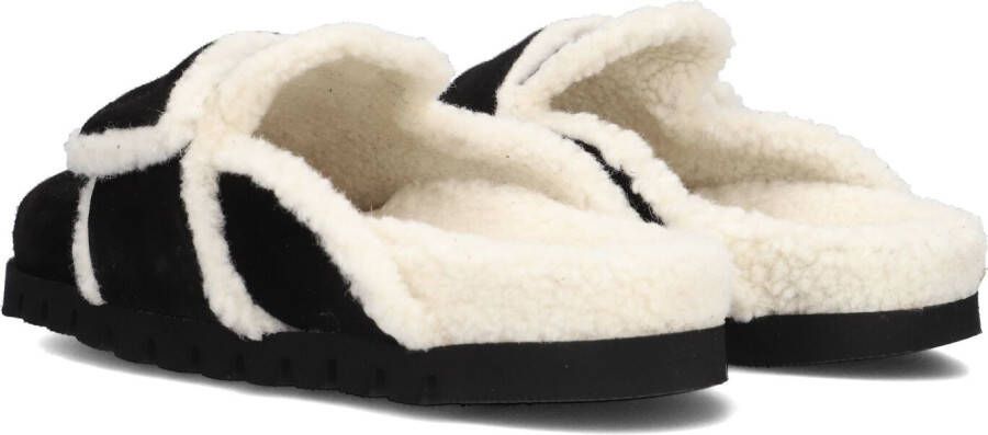 NUBIKK Zwarte Pantoffels Teddy Fur