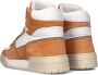 Off the Pitch Basketa Hi Dames Hoge sneakers Leren Sneaker Dames Oranje - Thumbnail 3