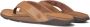 OLUKAI Teenslippers Heren Tuahine Maat: 43 Materiaal: Leer Kleur: Bruin - Thumbnail 5