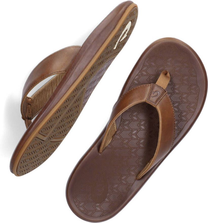 OLUKAI Cognac Slippers Ilikai