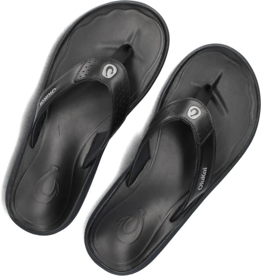 OLUKAI Zwarte Slippers Pili