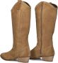 Omoda Moco-28 Cowboylaarzen Western Laarzen Dames Beige - Thumbnail 4