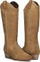 Omoda Moco-28 Cowboylaarzen Western Laarzen Dames Beige - Thumbnail 6