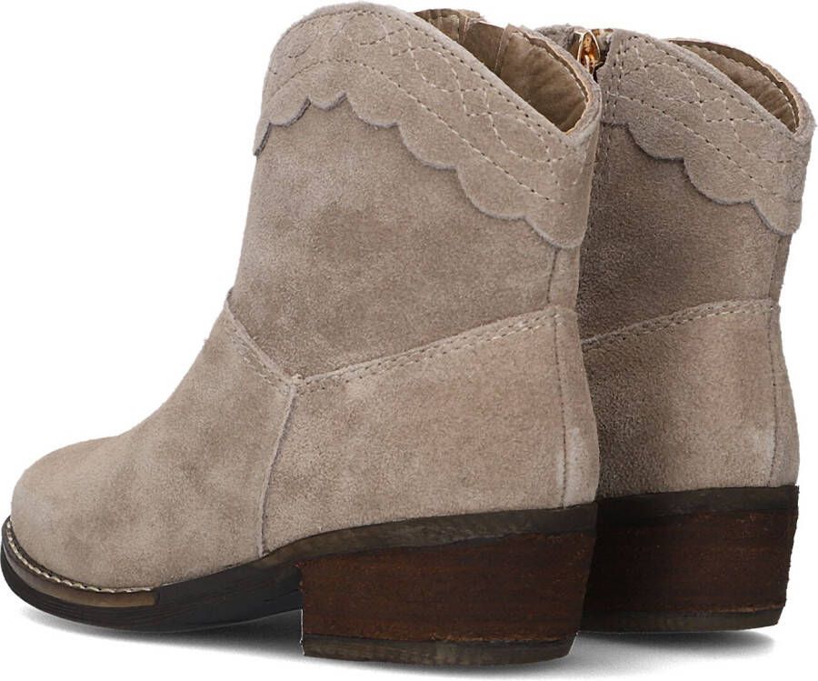 Omoda Beige Enkellaarsjes Lizzy