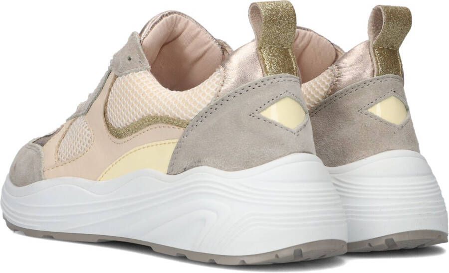 Omoda Beige Lage Sneakers Triangle