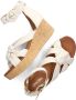 Bruin Tinten 722028 Sandalen Met Sleehak Dames Beige - Thumbnail 5