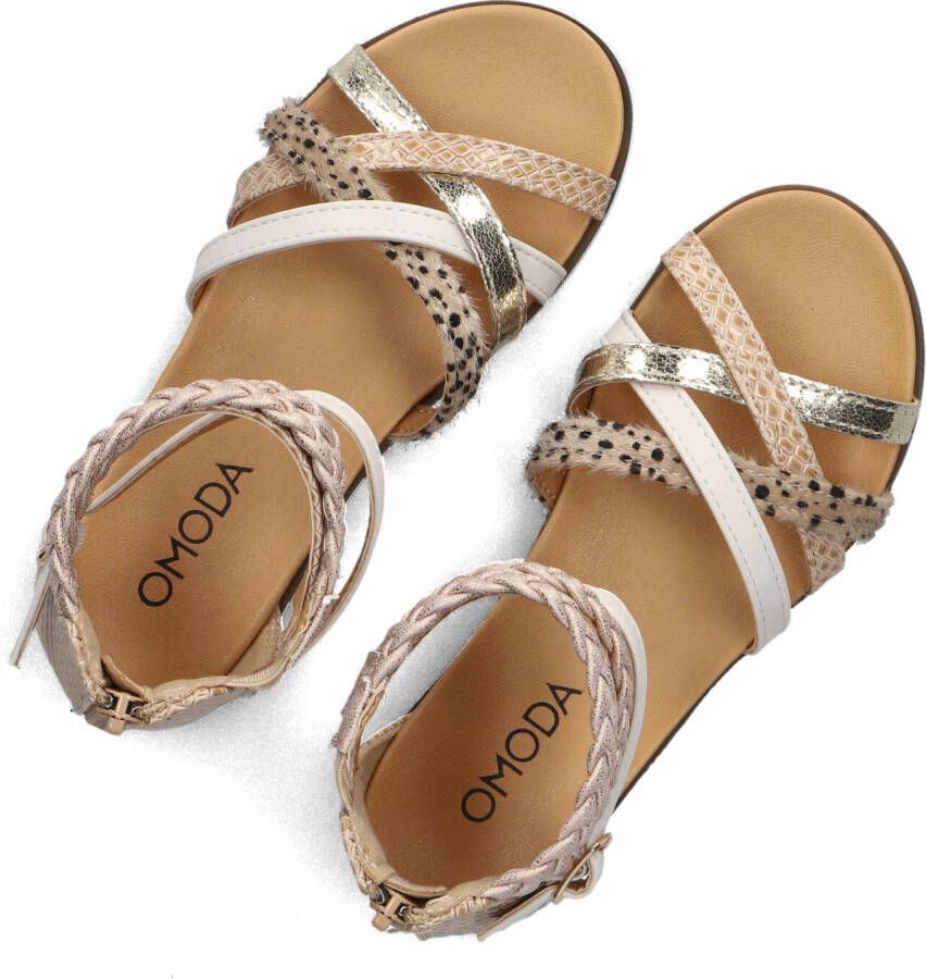 OMODA Beige Sandalen Pommelien