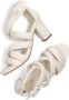 Bruin Tinten S6598 Sandalen Dames Beige - Thumbnail 5