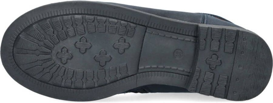 Omoda Om121740 Enkellaarsjes Enkelboots met rits Meisjes Blauw - Schoenen.nl