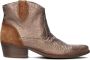 City Western bruin Tinten D512 Cowboylaarzen Western Laarzen Dames Bruin - Thumbnail 3