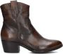 Omoda Dallas Enkellaarsjes Enkelboots met rits Dames Bruin - Thumbnail 2