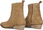 Omoda Moco-36 Enkellaarsjes Enkelboots met rits Dames Bruin - Thumbnail 4