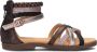 Omoda Pommelien Sandalen Meisjes Bruin - Thumbnail 3