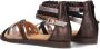 Omoda Pommelien Sandalen Meisjes Bruin - Thumbnail 4