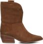 Omoda Lpmexi-04 Enkellaarsjes Enkelboots met rits Dames Camel - Thumbnail 2