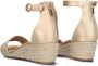 Omoda 0577-3b Espadrilles Zomer Schoenen Dames Goud - Thumbnail 4