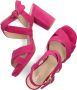 Bruin Tinten Strappy Sandals Isla 02 Sandalen Dames Roze - Thumbnail 5