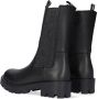 Omoda Om121789 Chelsea boots Enkellaarsjes Meisjes Zwart - Thumbnail 3